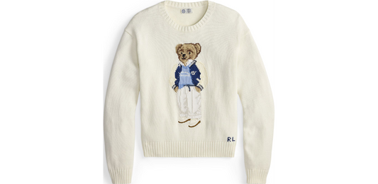Polo Ralph Lauren Spelman College Crewneck Bear Sweater All Sizes S-2XL Unisex