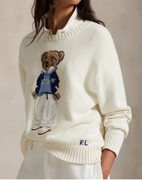 Polo Ralph Lauren Spelman College Crewneck Bear Sweater All Sizes S-2XL Unisex